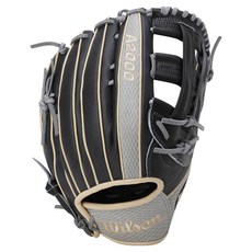 Wilson 2024 KOR A2000 1799 12.75 外野手手套 右投 WTA2024KR99BKR, 黑色, 1個