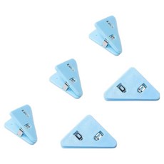 Gold Pang 三角形書擋書本固定夾 藍色, 5入, 3.9 x 5.2 cm, 1個