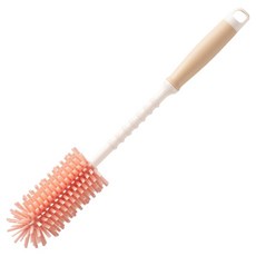 FLaiTO 矽膠白金 Wash-cle 清潔刷 33cm, 1個, 乾燥玫瑰粉