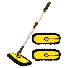 ACEPEED A68 雪尼爾材質洗車拖把 F型 + 附加拖布 2件組, 1套, 混合色
