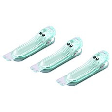 Gold Pang 矽膠書夾 藍色, 3入, 1個, 61 x 13 x 17 mm