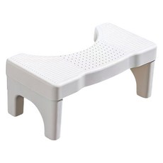 小麥購物 防滑馬桶凳 L107, 白色