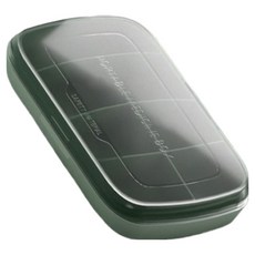 리빙포켓 휴대용 대용량 약통 그린, 1개