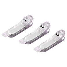 Gold Pang 矽膠書夾 白色, 3入, 1個, 61 x 13 x 17 mm