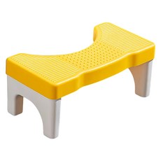 小麥購物 防滑馬桶凳 L107, 黃色
