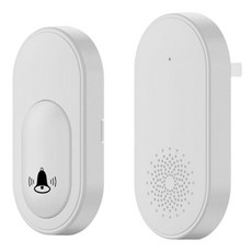 Couselect 遠距離智能無線門鈴 一拖一 四檔音量/38首音樂 Y90 白色, 1組