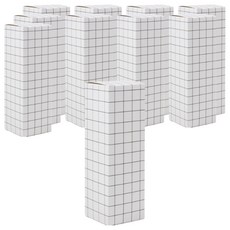 헬로우모리스 격자 세로 미니박스 M, 혼합색상, 10개