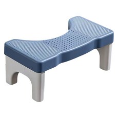 小麥購物 防滑馬桶凳 L107, 藍色, 1個