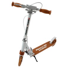 Alpaca 兒童Plus迷你LED摺疊式兩輪滑板車, 1個, 象牙白