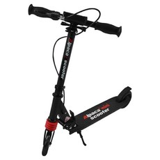 Alpaca 兒童Plus迷你LED摺疊式兩輪滑板車, 1個, 黑色