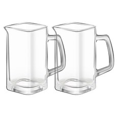 French Mars 迷你方形義式濃縮咖啡杯 MMM2756, 2個, 素色