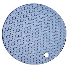 픽딜 다용도 고급 뚝배기 받침 14cm, 블루, 1개