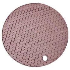 픽딜 다용도 고급 뚝배기 받침 14cm, 브라운, 1개