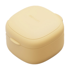 MOYUUM 韓國 多功能矽膠收納盒, 1個, 奶油黃