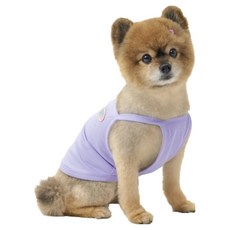 Neo FIT. 狗狗涼感短版T恤, 紫色, 1個