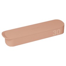 MOYUUM 韓國 雙層密封白金矽膠副食品分裝盒 6格, 南瓜橘, 1個, 180ml