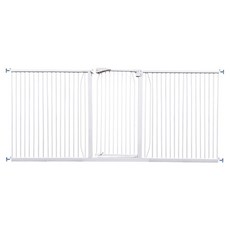 kiwObOri 貓用頂級加高安全門 17號, 1個, 白色