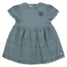 ORGANICMOM 女童透氣蕾絲短袖洋裝 MHMTOP06