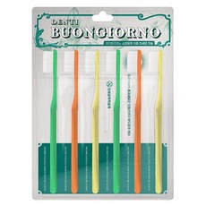 DENTI BUONGIORNO Soft Fit 雙重細軟毛牙刷 3款, 1套, 6入