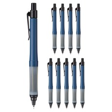 unni Alpha Gel Switch 自動鉛筆 M5-1009, 10個, 海軍藍