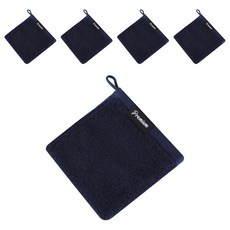 Songwol 松月 頂級飯店擦手巾, 海軍藍, 5個