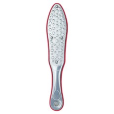 리빙포켓 부드러운 셀프용 발뒷꿈치 각질 제거기 양면 레드, 150g, 1개, 1개입