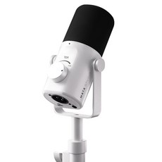MATA STUDIO C300 動圈式廣播用YouTube錄音USB麥克風, 白色