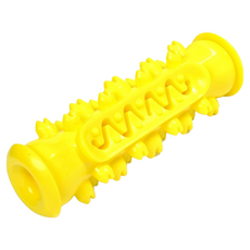 狗狗磨牙潔牙啃咬玩具, 黃色, 1個