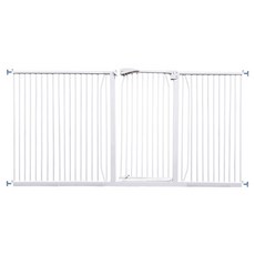 kiwObOri 貓用頂級加高安全門 14號, 1個, 白色