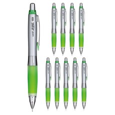 uni α-gel 搖搖自動鉛筆 M5-617 黃綠色, 10個, 0.5mm