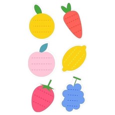 整齊收納 乾淨簡約便條紙4 留言板 6件組