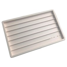 PureOn 鍵帽盒 硬殼磨砂半透明方形外殼 奶油白 15 x 24 cm, 1個