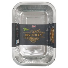 Maygreen 알루미늄 직화용기 직사각형 425ml x 5p, 3개