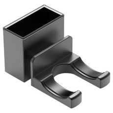 i LIFE 鋁合金吹風機收納架 後繞線款, 槍灰色, 1個