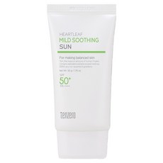 tenzero 魚腥草溫和舒緩防曬霜 SPF50+ PA++++, 1個, 50ml