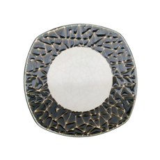 新食器 馬賽克7.5盤 日本製, 1個, 綠色