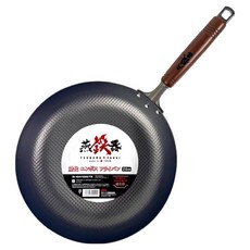 Summit 燕鐵器系列 窒化鐵鍋 壓紋平底鍋 IH爐適用, 28cm, 1個