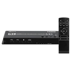 NEXTU Keean 4K HDMI 4埠 USB Type-C 無縫矩陣 KVM 切換器, 1個, 5507SMV-KVM