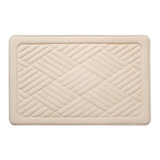 小麥購物 吸水防滑地墊 L120, 米色, 1個