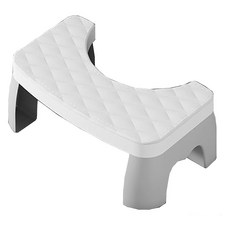 小麥購物 馬桶腳踏凳 L100, 珍珠白