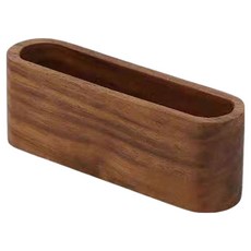 탑피아 사무실 펜홀더 없음 명함꽂이 월넛, 1개, 1단