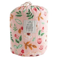 little unicorn 純棉四層紗布毯, 復古花園