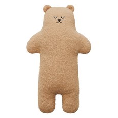 PROJECT SLEEP 毛茸茸熊身體抱枕, 棕色