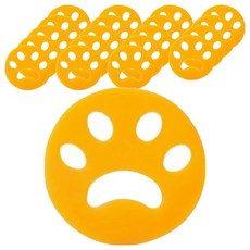 毛髮清潔洗衣球 圓形 7.8cm 15g, 橘色, 20個