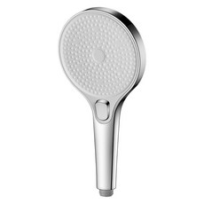 強勁增壓蓮蓬頭 三檔調節 L155 銀白色 258g 圓形, 1支