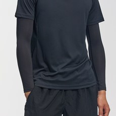 가드맨 와이즈핏 햇빛 차단 에어로실버 항균 쿨 팔토시 2p, 블랙, 1개