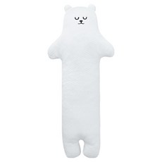 프로젝트슬립 쿨쿨곰 냉감 바디필로우, 화이트