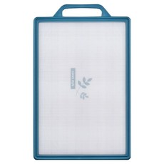 Indigo 家用廚房雙面PE砧板, 1個, 藍色