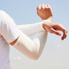 GUARDMAN Wisefit 防曬 Aerosilver 抗菌涼感袖套 2入, 1個, 白色