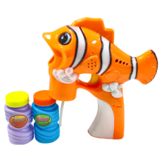JIYONG 小丑魚造型連續式電動泡泡槍, 1組, 顏色隨機
